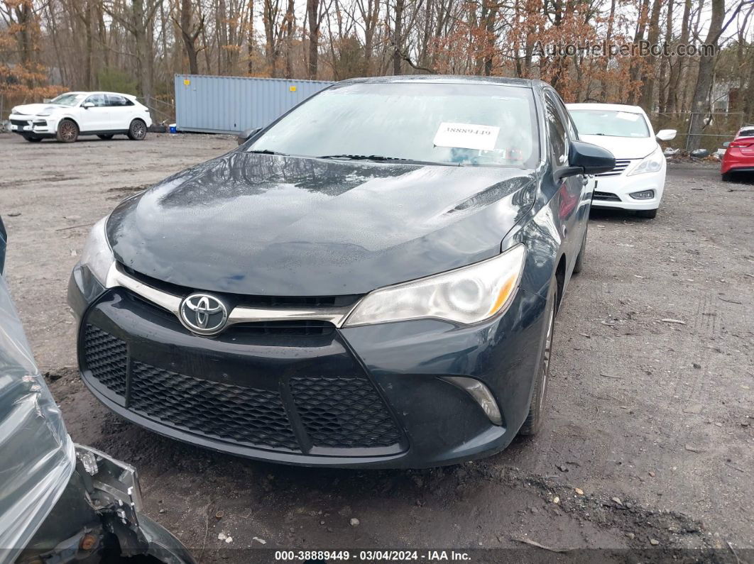 2016 Toyota Camry Se Черный vin: 4T1BF1FK2GU177685