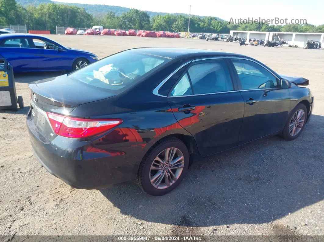 2016 Toyota Camry Se Черный vin: 4T1BF1FK2GU212502