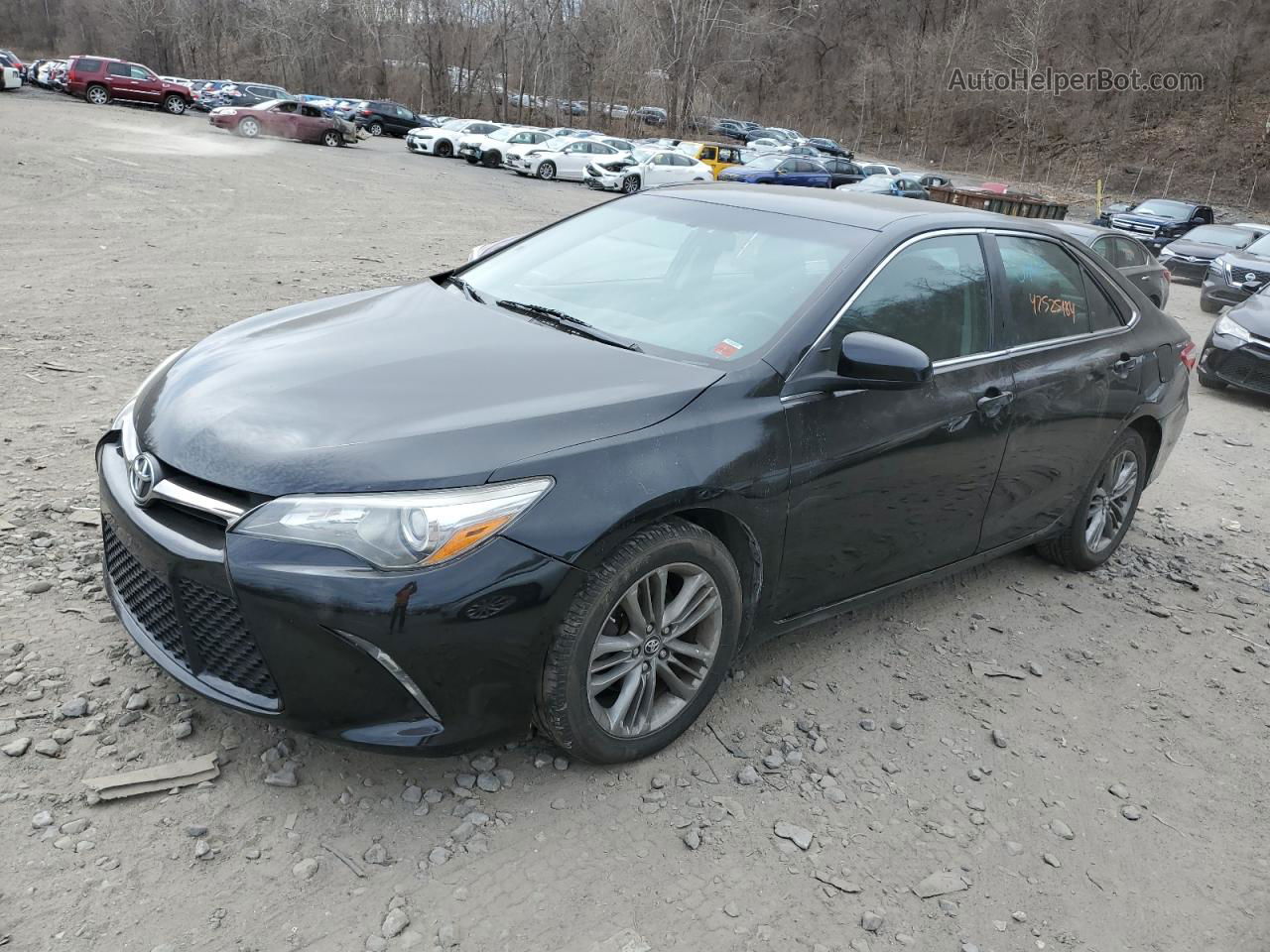 2016 Toyota Camry Le Черный vin: 4T1BF1FK2GU214847