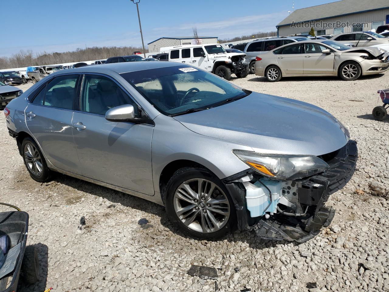 2016 Toyota Camry Le Silver vin: 4T1BF1FK2GU253082