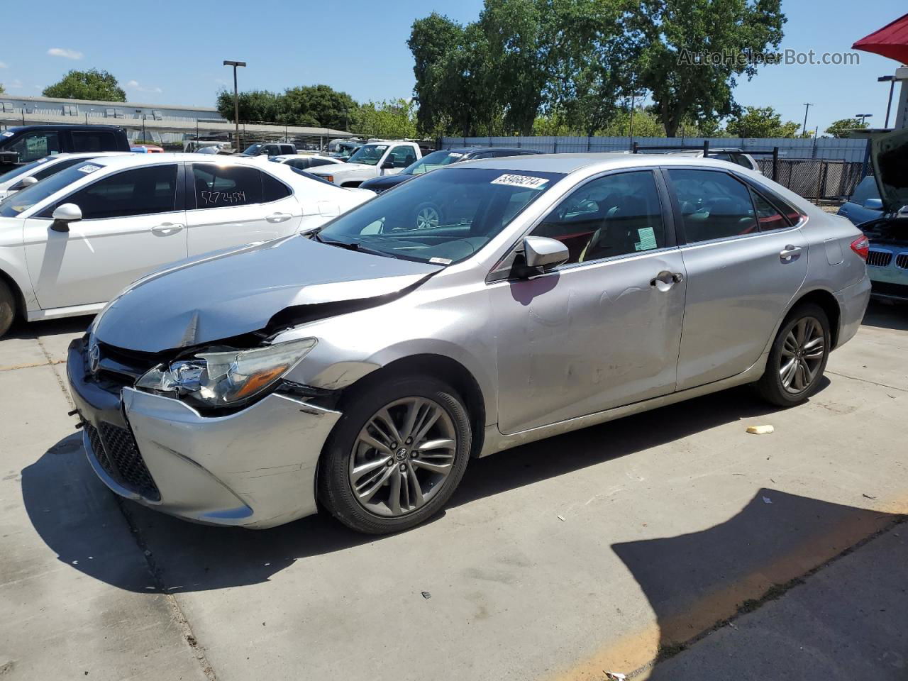 2016 Toyota Camry Le Silver vin: 4T1BF1FK2GU511424