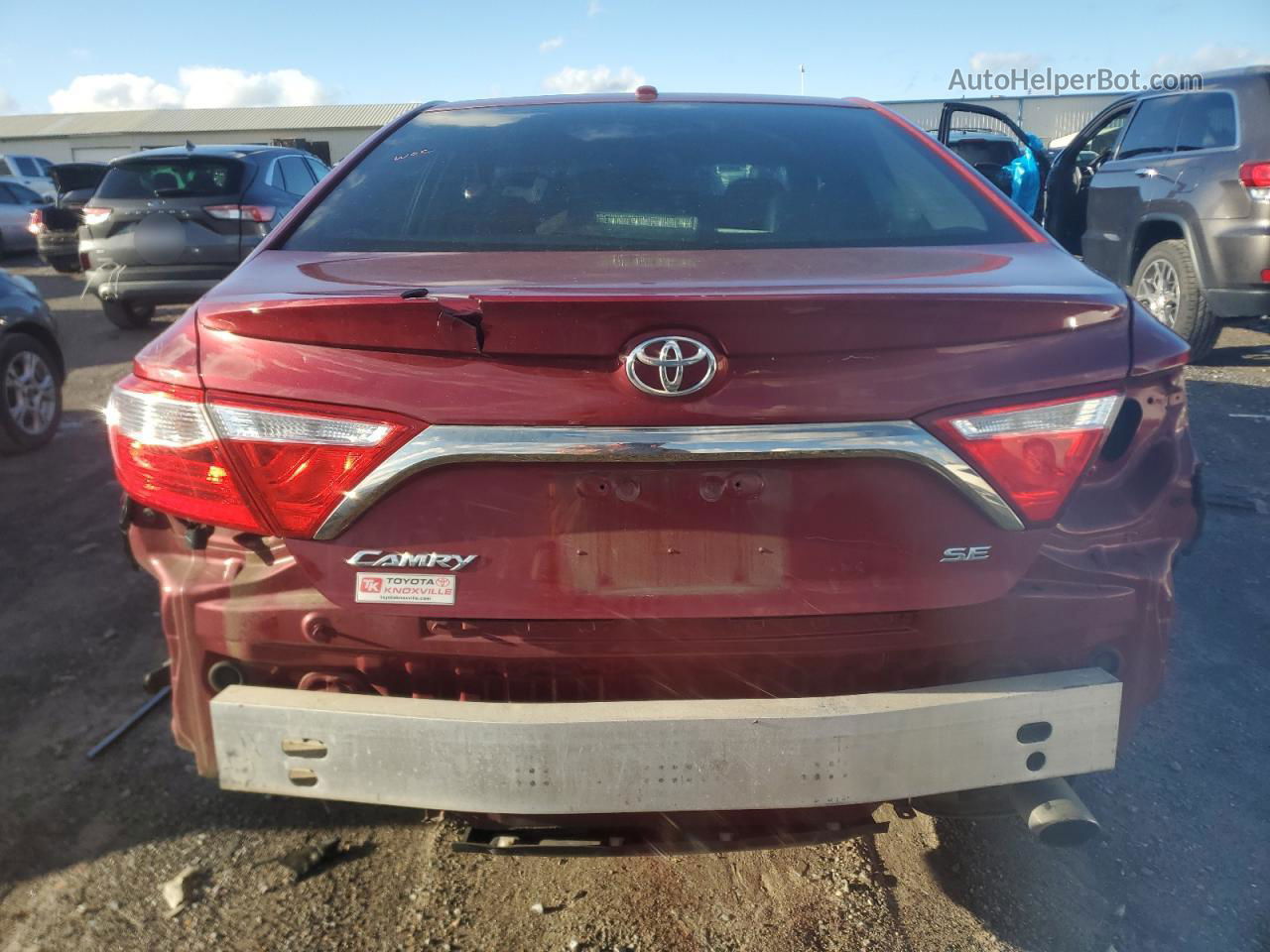 2016 Toyota Camry Le Красный vin: 4T1BF1FK2GU519913