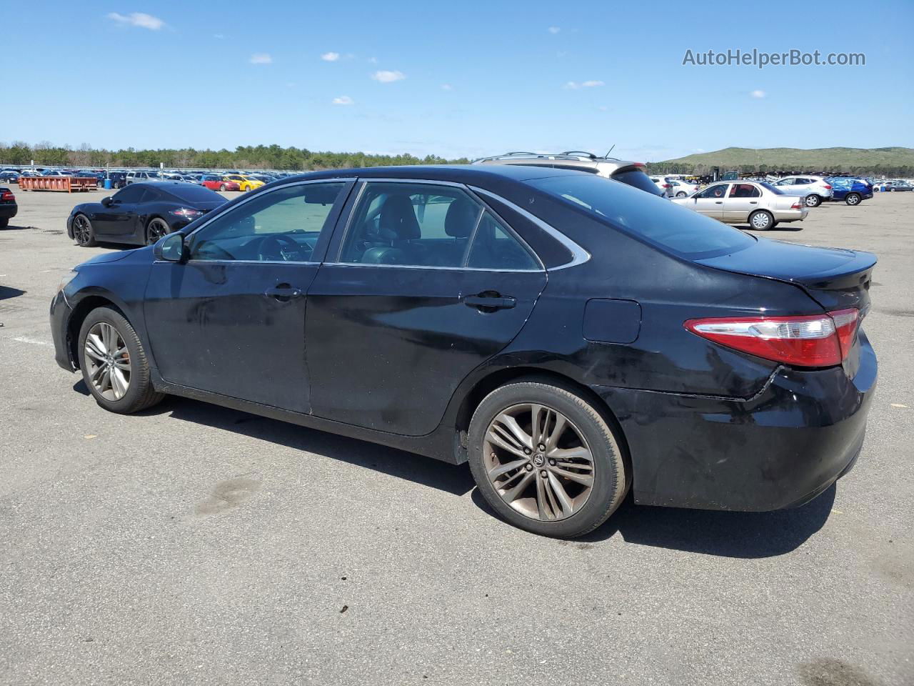 2016 Toyota Camry Le Черный vin: 4T1BF1FK2GU548053