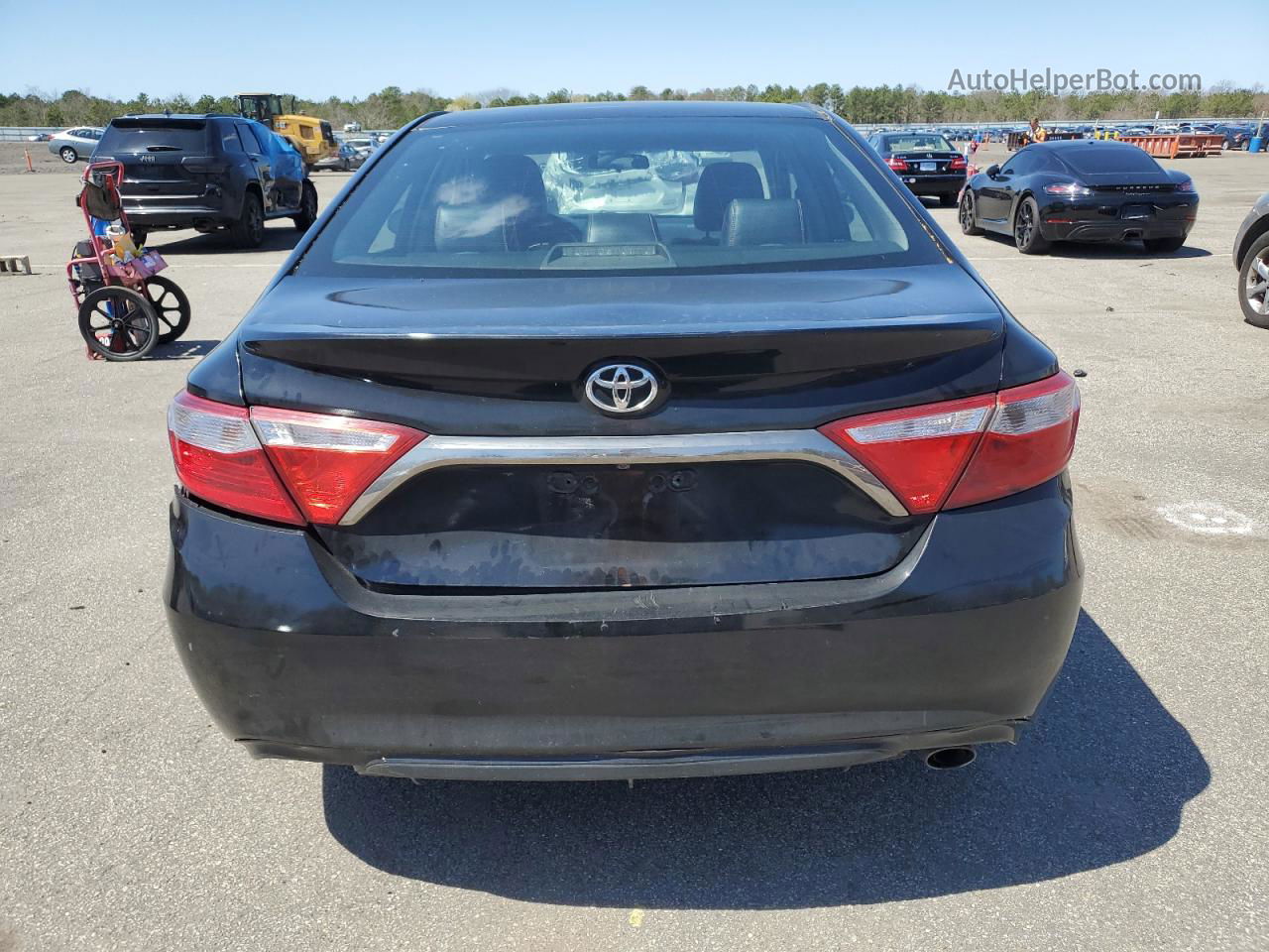 2016 Toyota Camry Le Черный vin: 4T1BF1FK2GU548053