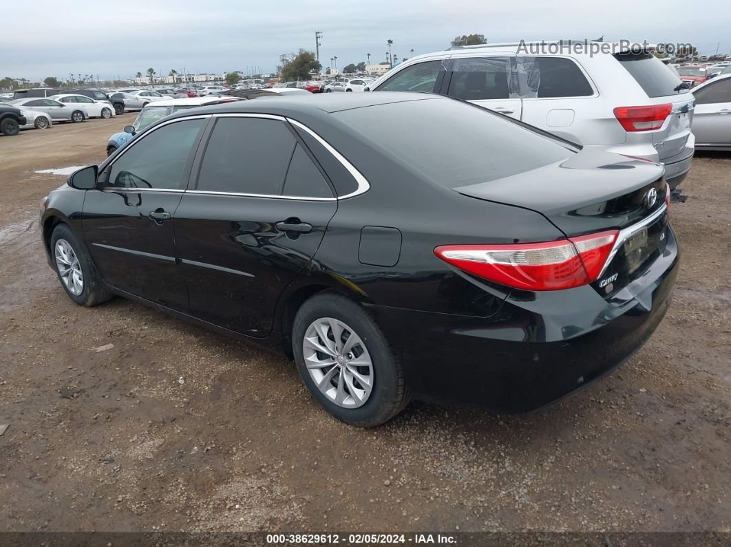 2016 Toyota Camry Le Black vin: 4T1BF1FK2GU563765