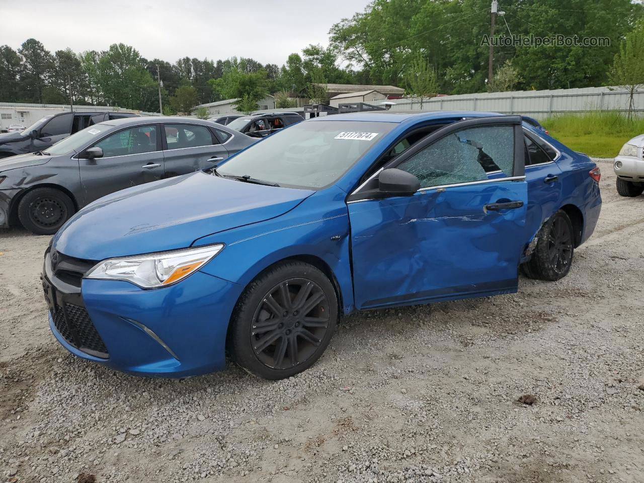 2016 Toyota Camry Le Blue vin: 4T1BF1FK2GU566200