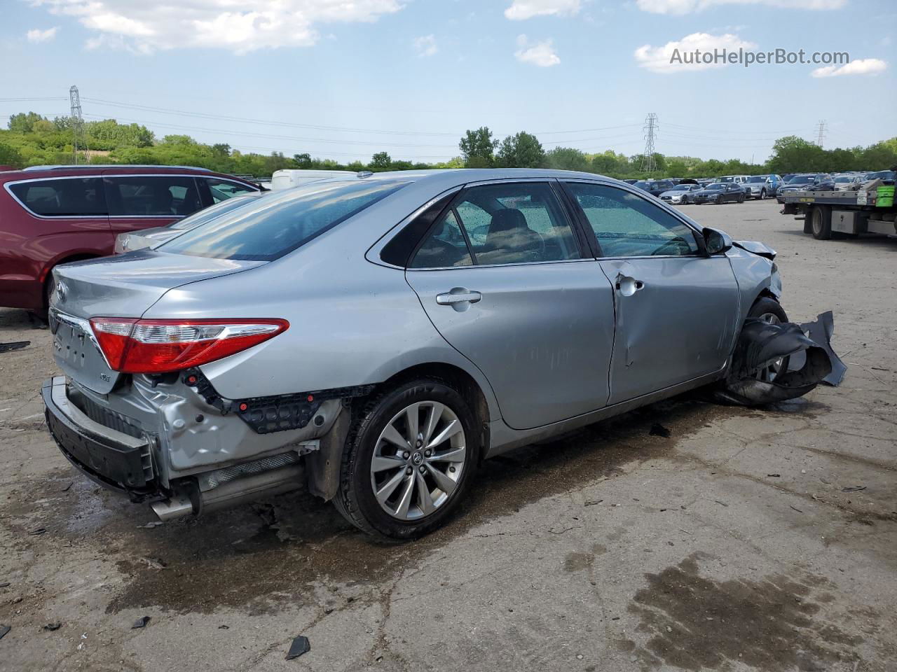 2016 Toyota Camry Le Silver vin: 4T1BF1FK2GU593185