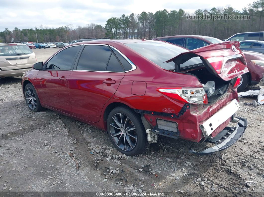 2016 Toyota Camry Xse Red vin: 4T1BF1FK2GU602225