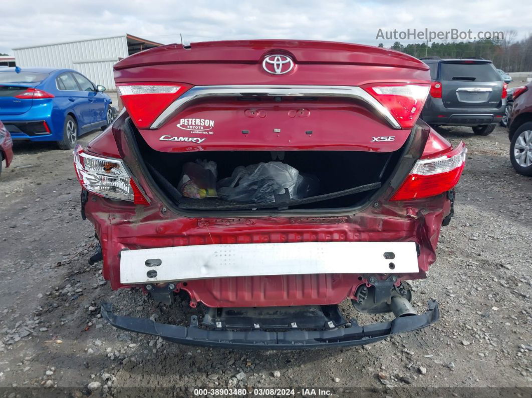 2016 Toyota Camry Xse Красный vin: 4T1BF1FK2GU602225