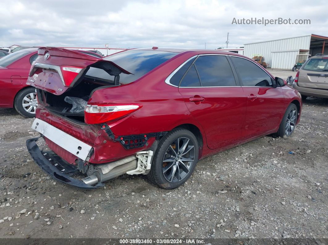 2016 Toyota Camry Xse Red vin: 4T1BF1FK2GU602225