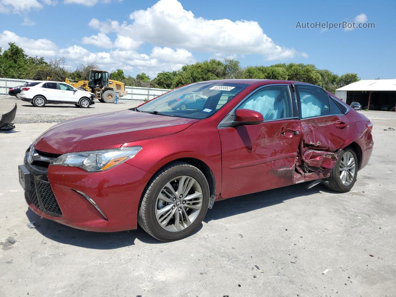 2016 Toyota Camry Le Red vin: 4T1BF1FK2GU613600