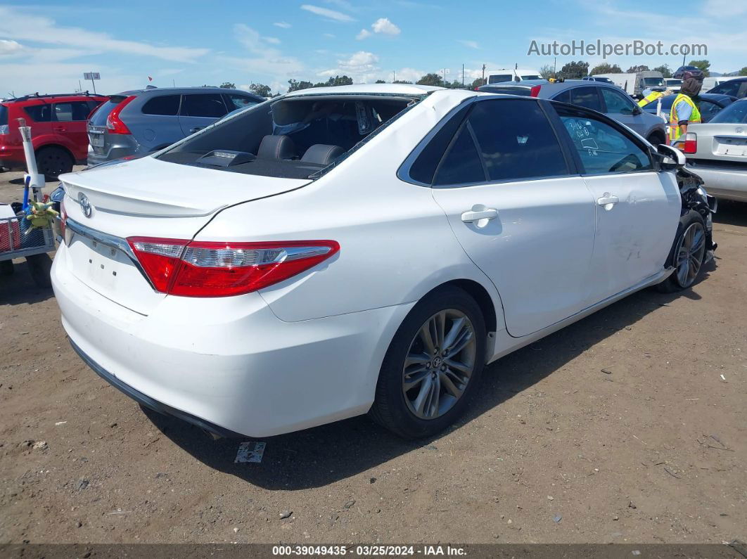 2017 Toyota Camry Se White vin: 4T1BF1FK2HU375832