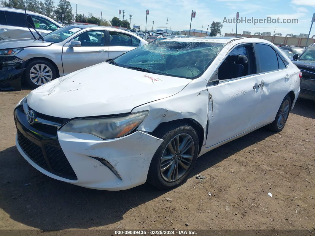 2017 Toyota Camry Se White vin: 4T1BF1FK2HU375832