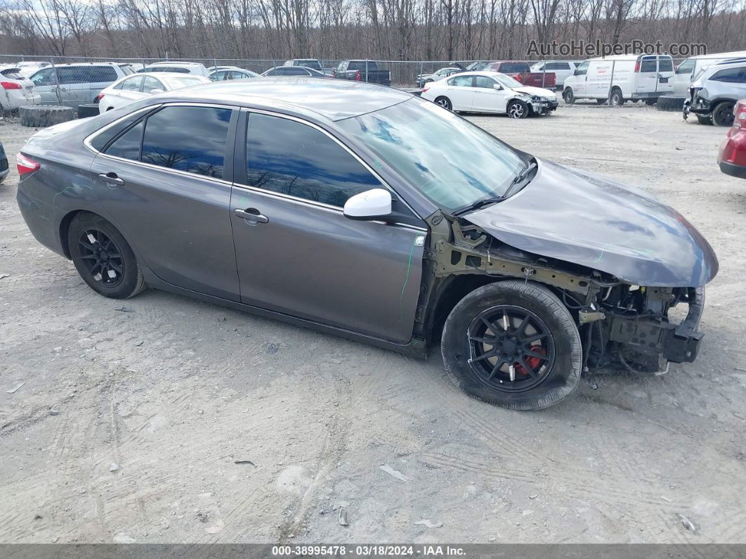 2017 Toyota Camry Le Gray vin: 4T1BF1FK2HU395398