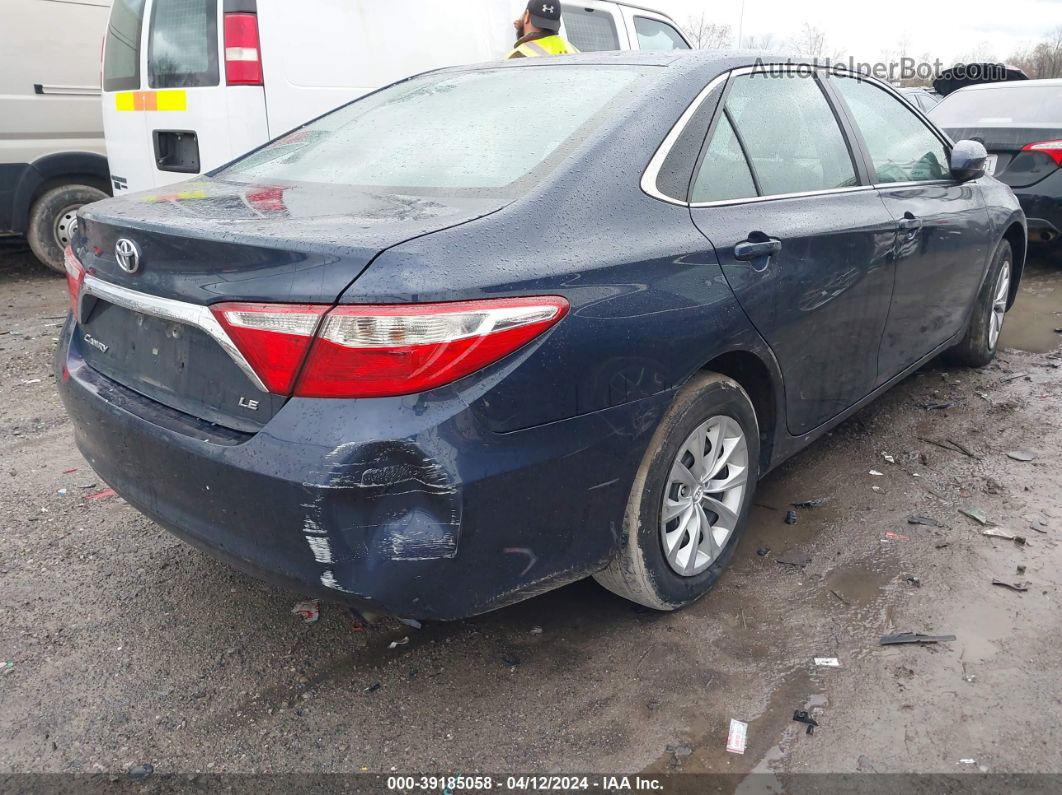 2017 Toyota Camry Le Blue vin: 4T1BF1FK2HU640779