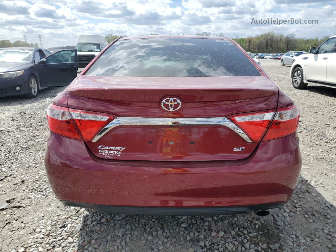 2017 Toyota Camry Le Red vin: 4T1BF1FK2HU657369