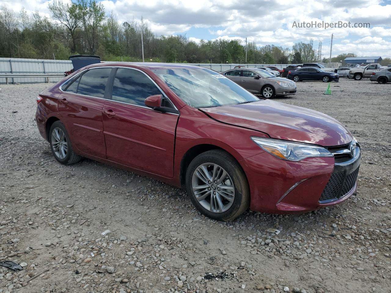 2017 Toyota Camry Le Red vin: 4T1BF1FK2HU657369