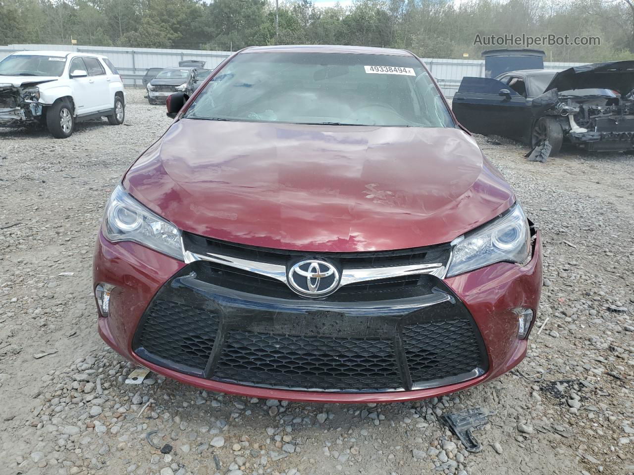 2017 Toyota Camry Le Red vin: 4T1BF1FK2HU657369