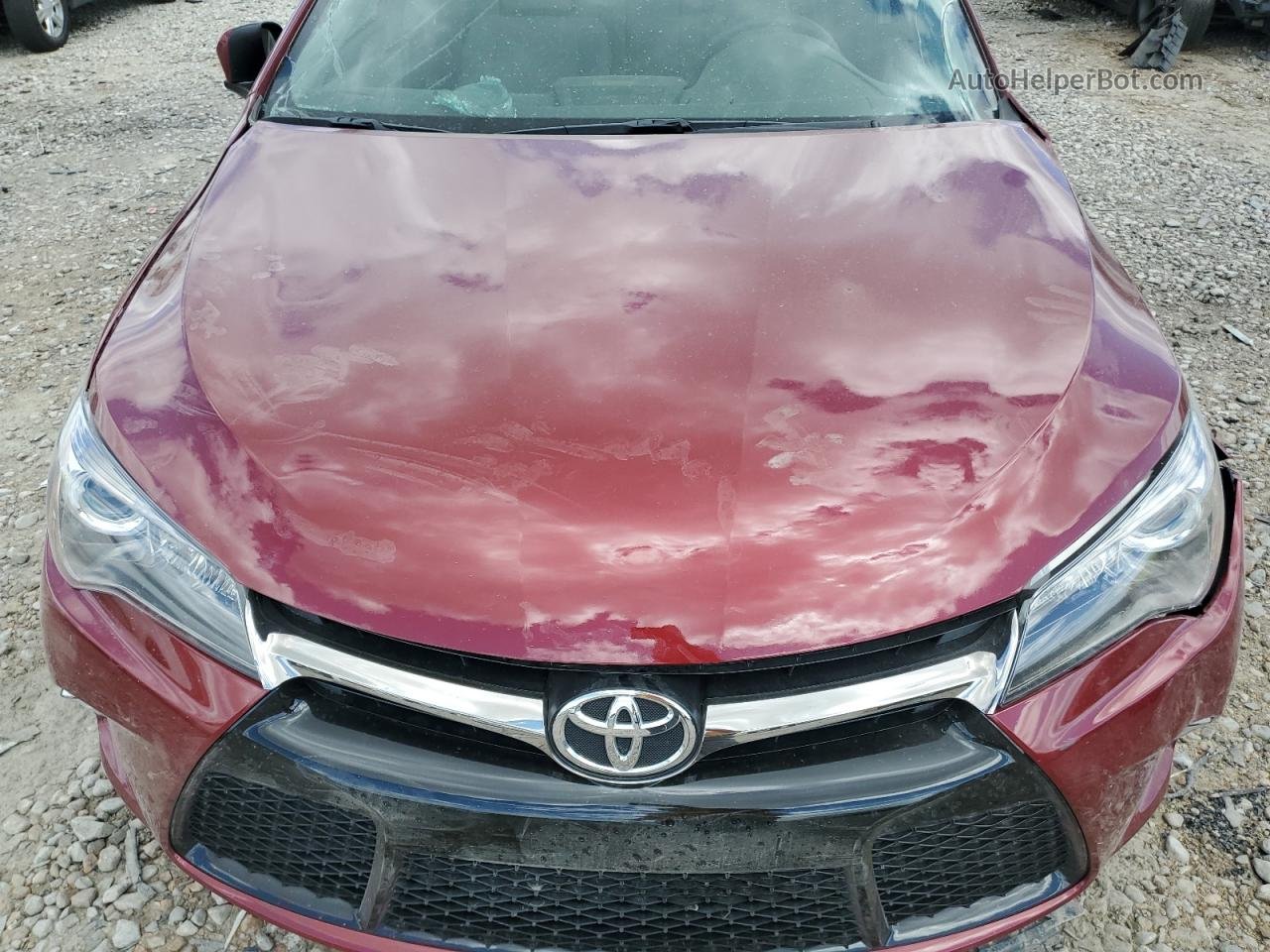 2017 Toyota Camry Le Red vin: 4T1BF1FK2HU657369