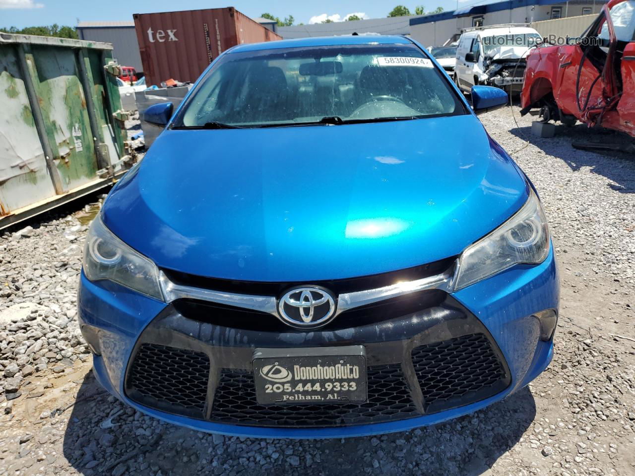 2017 Toyota Camry Le Blue vin: 4T1BF1FK2HU662605