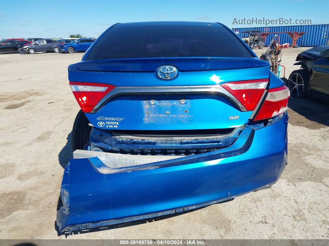 2017 Toyota Camry Se Blue vin: 4T1BF1FK2HU735035