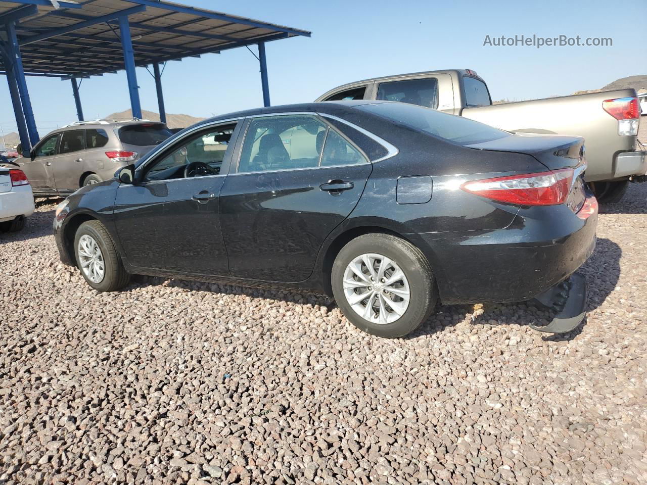 2017 Toyota Camry Le Black vin: 4T1BF1FK2HU769427