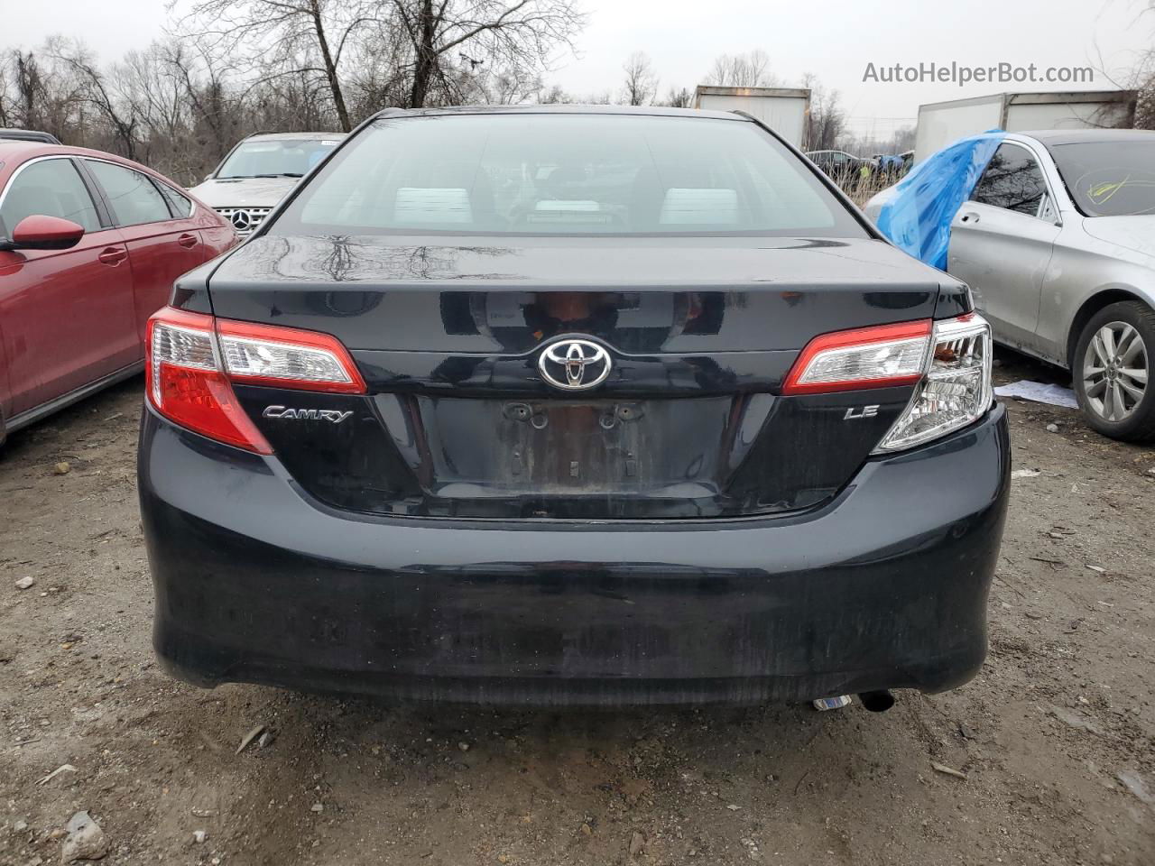 2012 Toyota Camry Base Black vin: 4T1BF1FK3CU007670