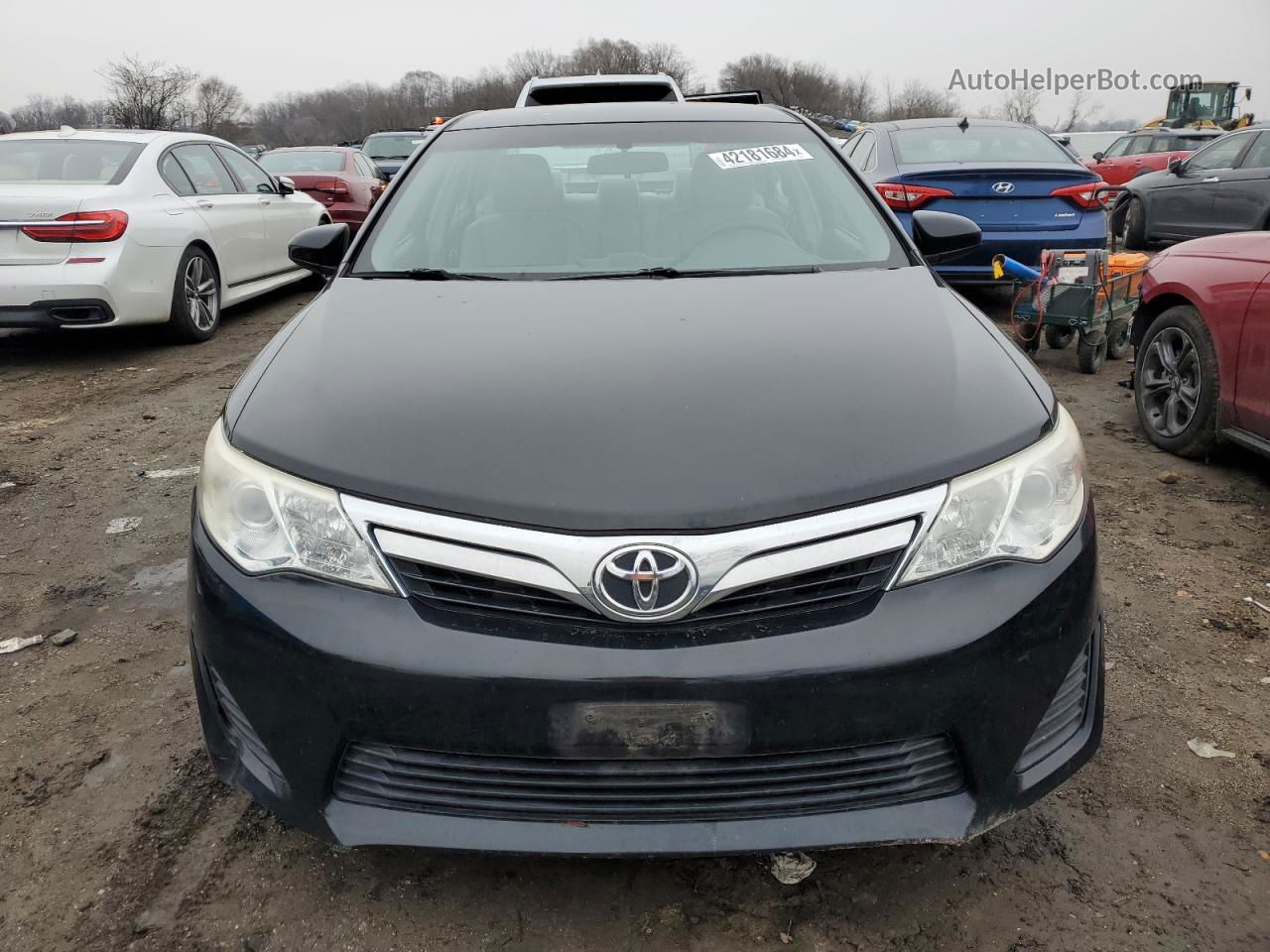 2012 Toyota Camry Base Black vin: 4T1BF1FK3CU007670