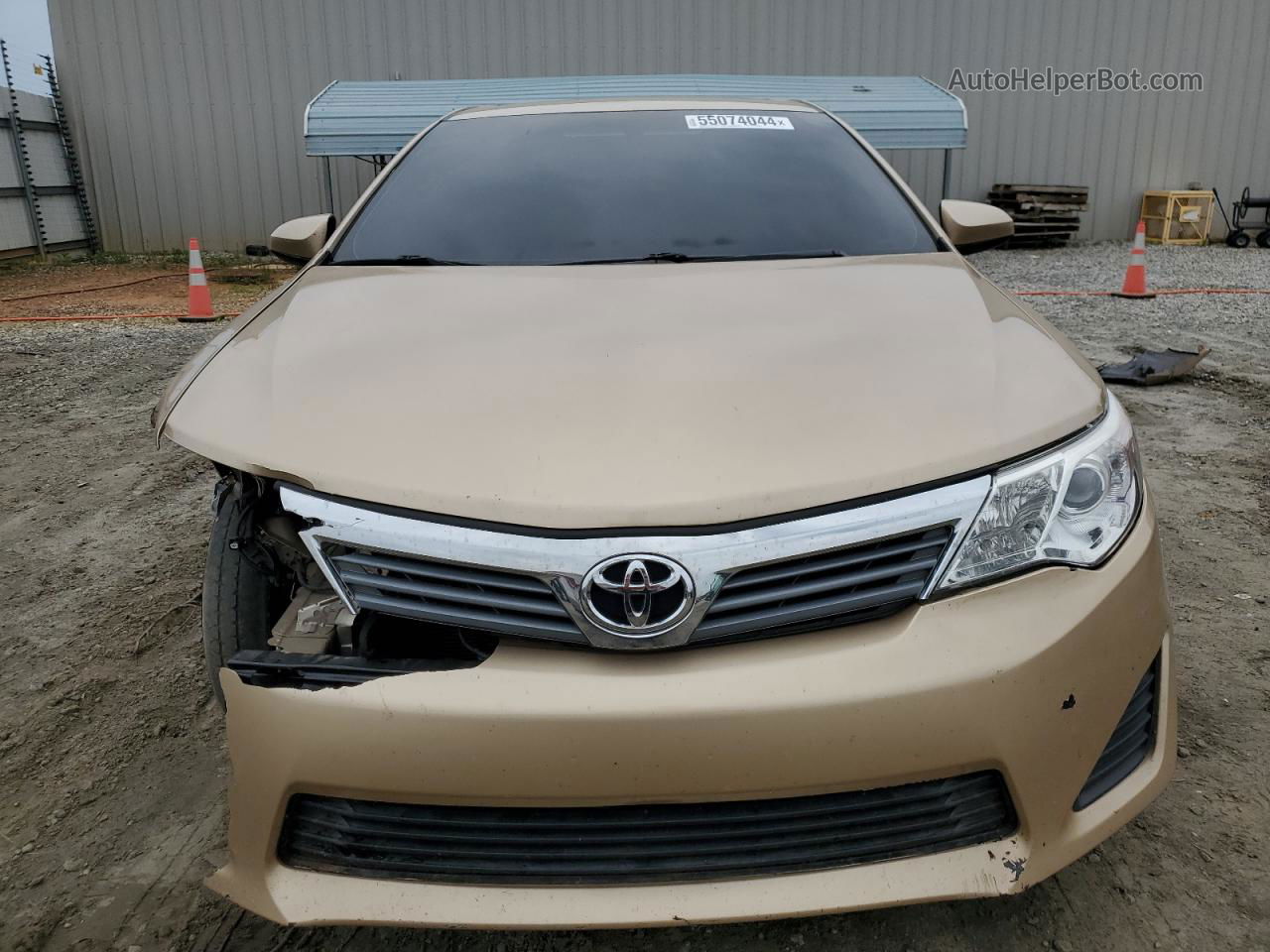 2012 Toyota Camry Base Золотой vin: 4T1BF1FK3CU008835