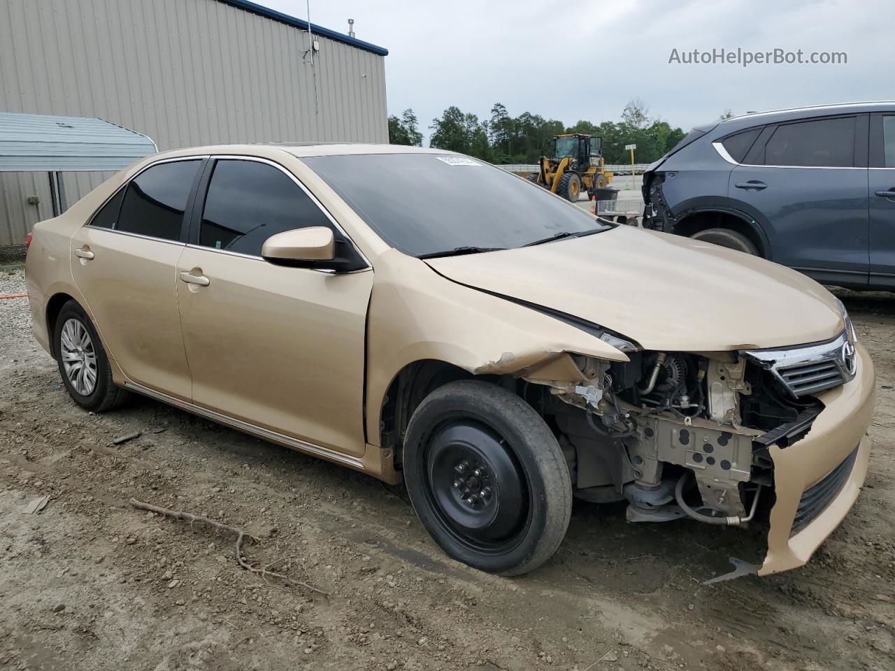 2012 Toyota Camry Base Золотой vin: 4T1BF1FK3CU008835