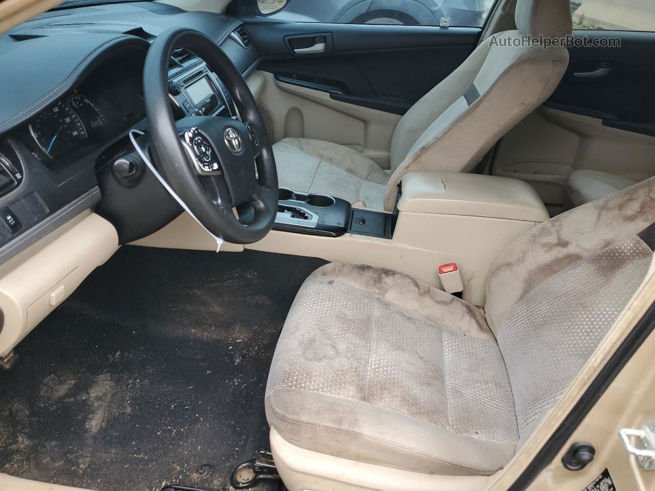 2012 Toyota Camry Base Золотой vin: 4T1BF1FK3CU008835