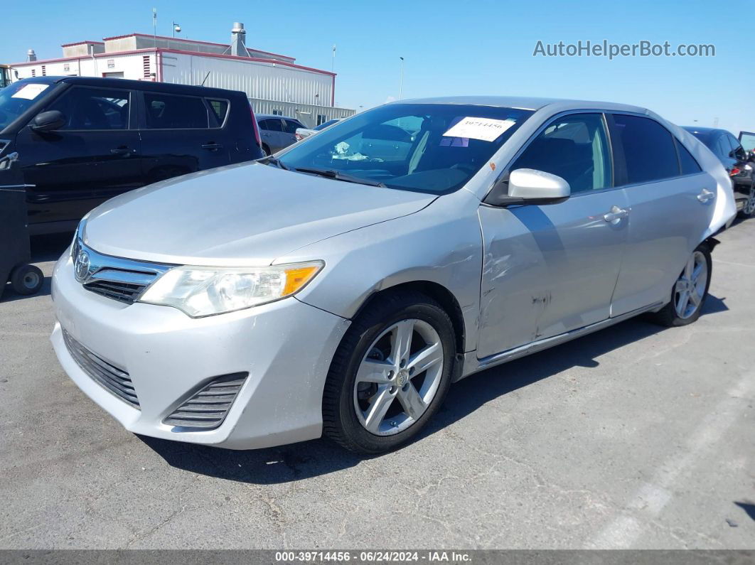 2012 Toyota Camry Le Серебряный vin: 4T1BF1FK3CU023707