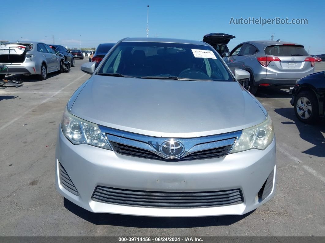 2012 Toyota Camry Le Silver vin: 4T1BF1FK3CU023707