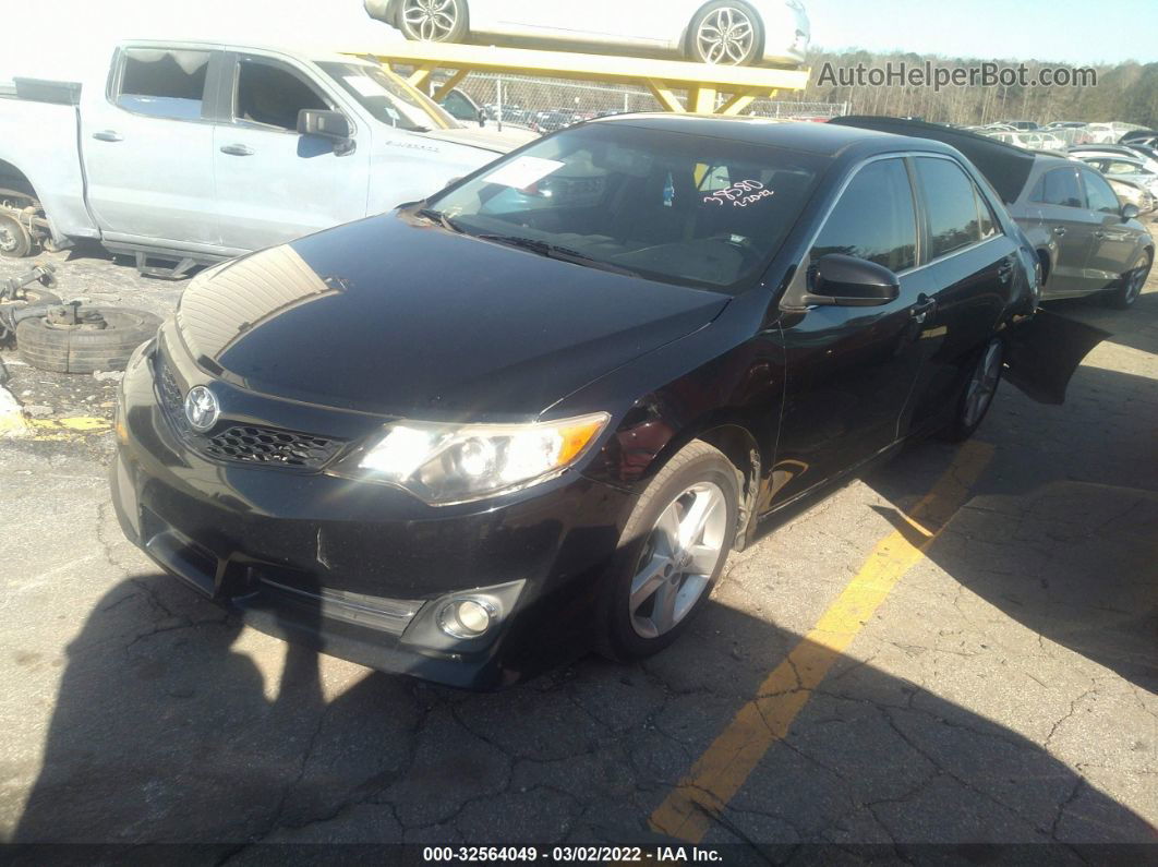 2012 Toyota Camry Se Black vin: 4T1BF1FK3CU038580