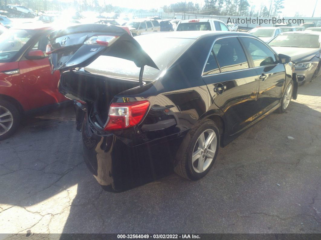 2012 Toyota Camry Se Black vin: 4T1BF1FK3CU038580