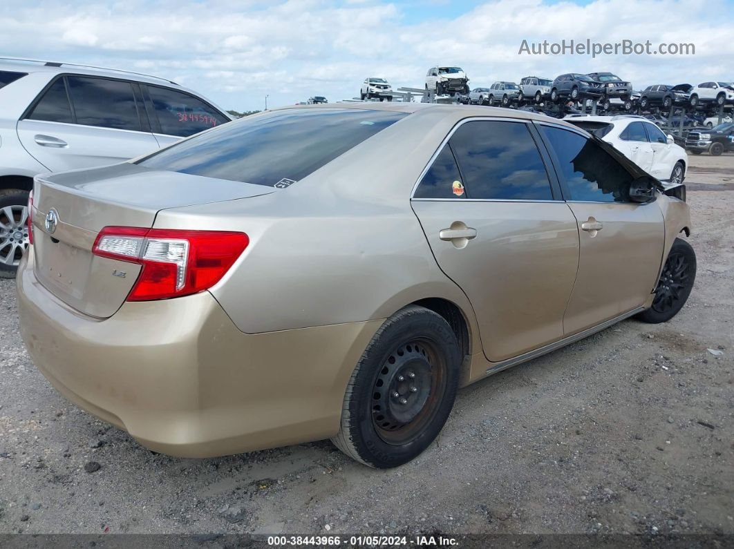 2012 Toyota Camry Le Gold vin: 4T1BF1FK3CU050292