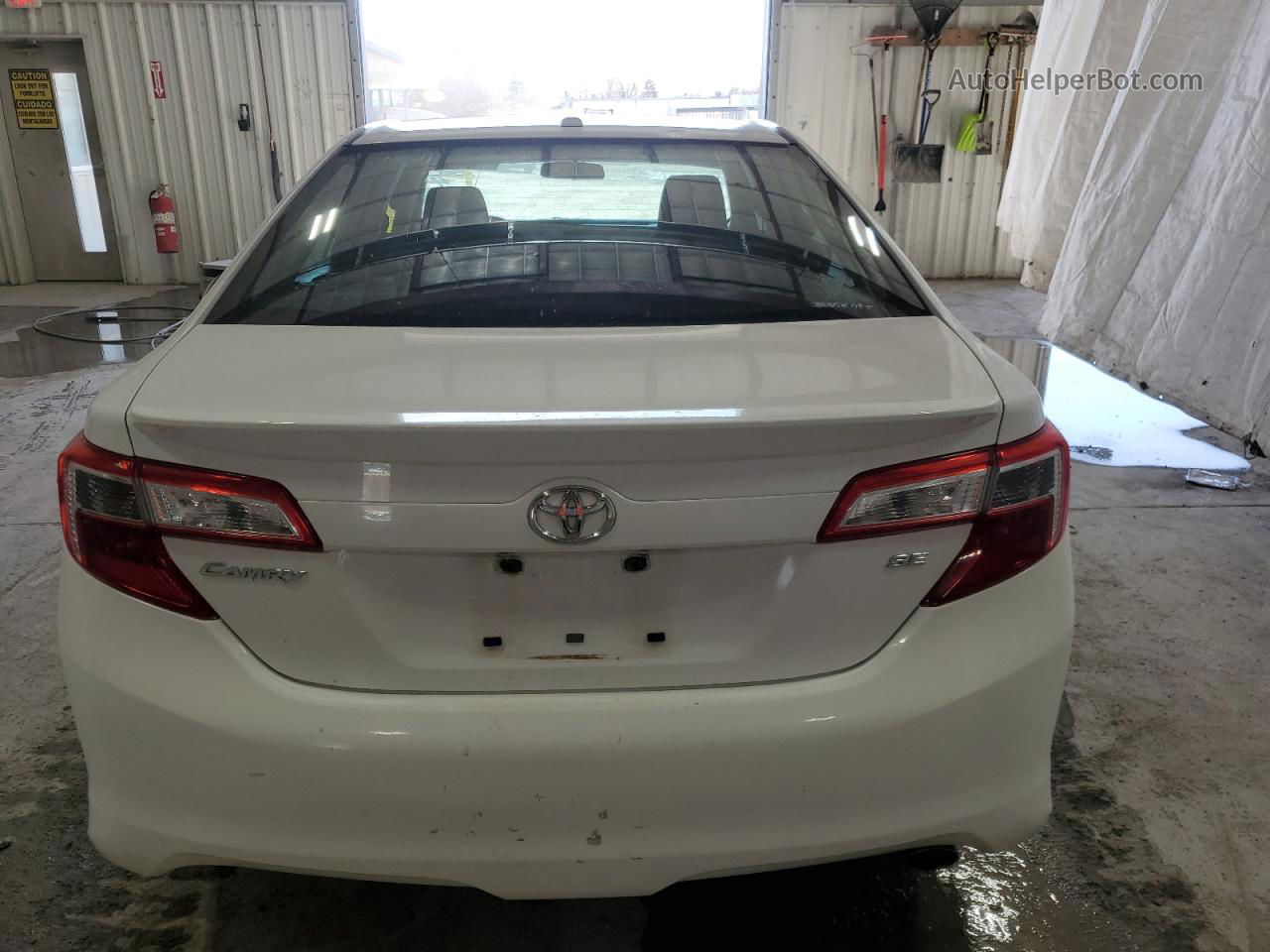 2012 Toyota Camry Base White vin: 4T1BF1FK3CU132667