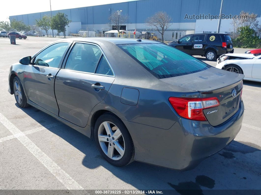 2012 Toyota Camry Se Gray vin: 4T1BF1FK3CU141028