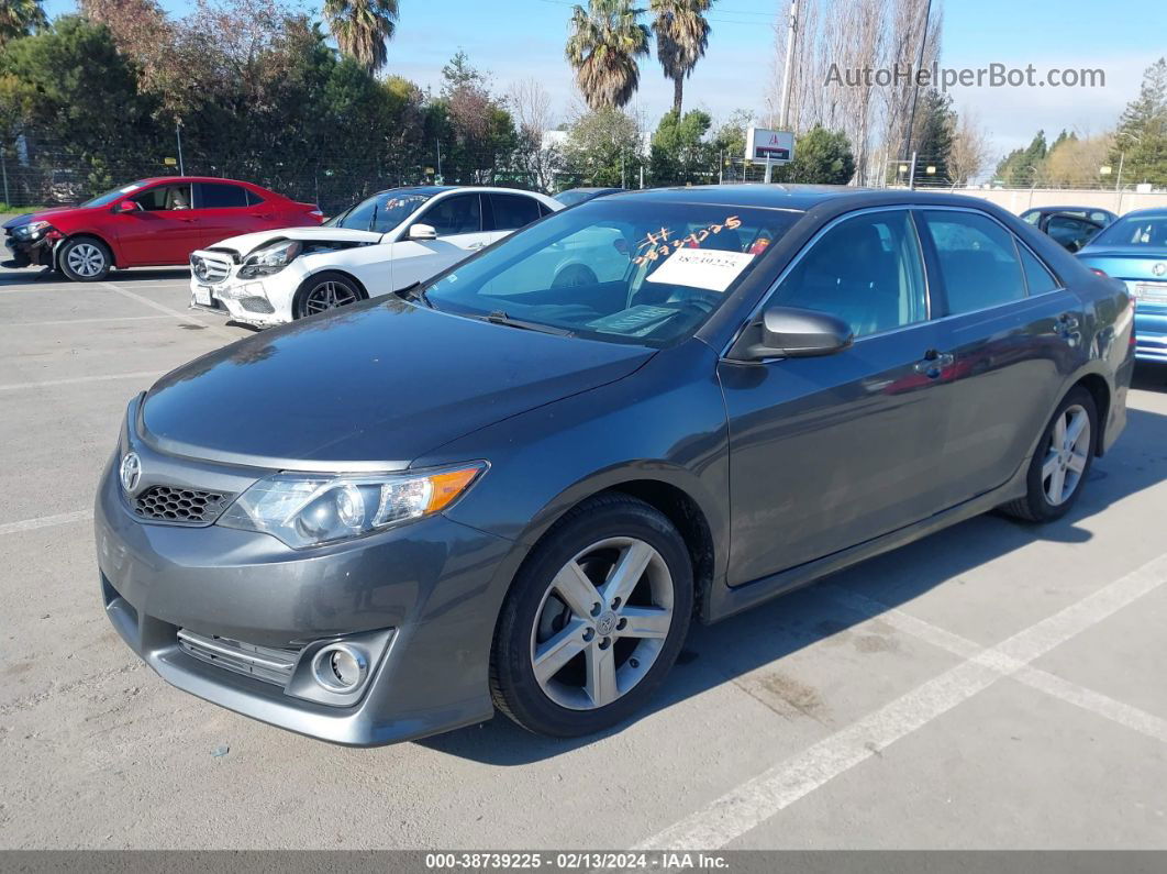 2012 Toyota Camry Se Gray vin: 4T1BF1FK3CU141028