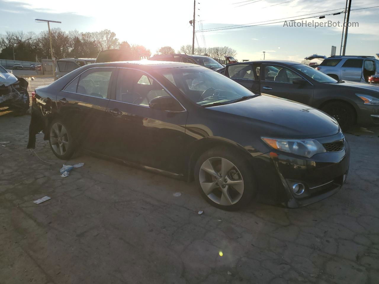 2012 Toyota Camry Base Black vin: 4T1BF1FK3CU152658