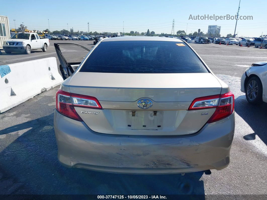 2012 Toyota Camry Le Beige vin: 4T1BF1FK3CU163112