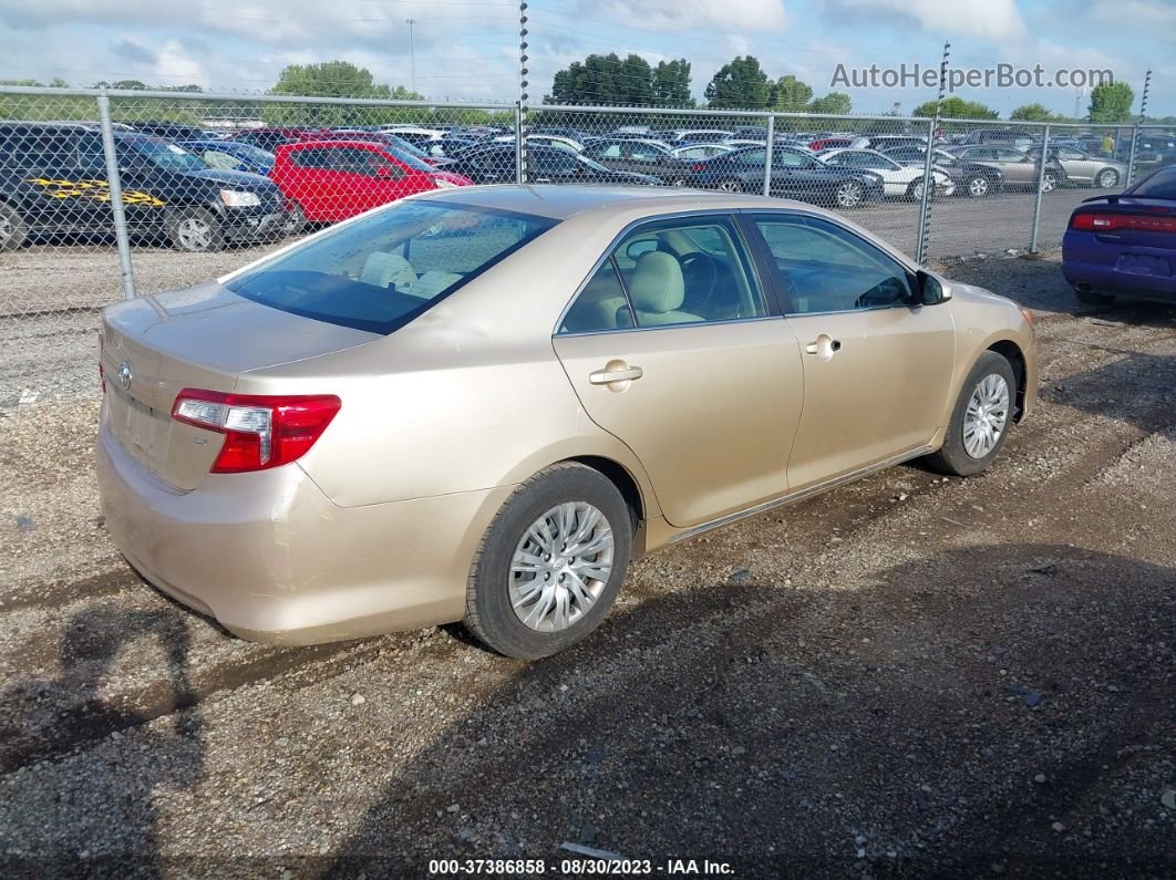 2012 Toyota Camry L/le/se/xle Gold vin: 4T1BF1FK3CU188348