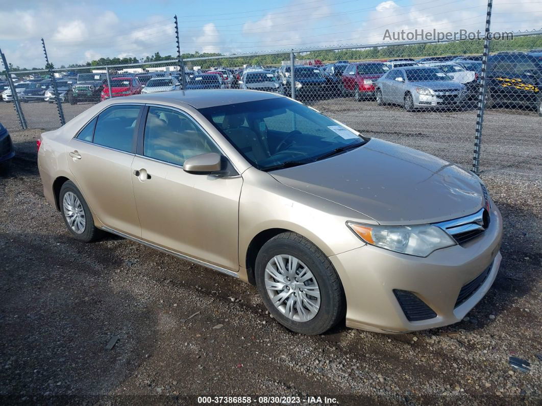 2012 Toyota Camry L/le/se/xle Gold vin: 4T1BF1FK3CU188348