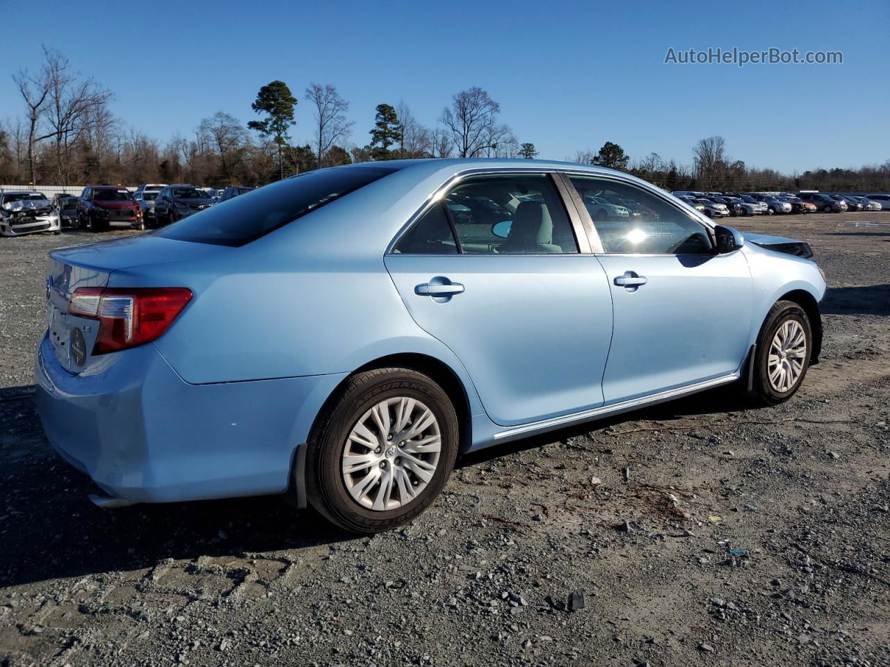 2012 Toyota Camry Base Синий vin: 4T1BF1FK3CU552722