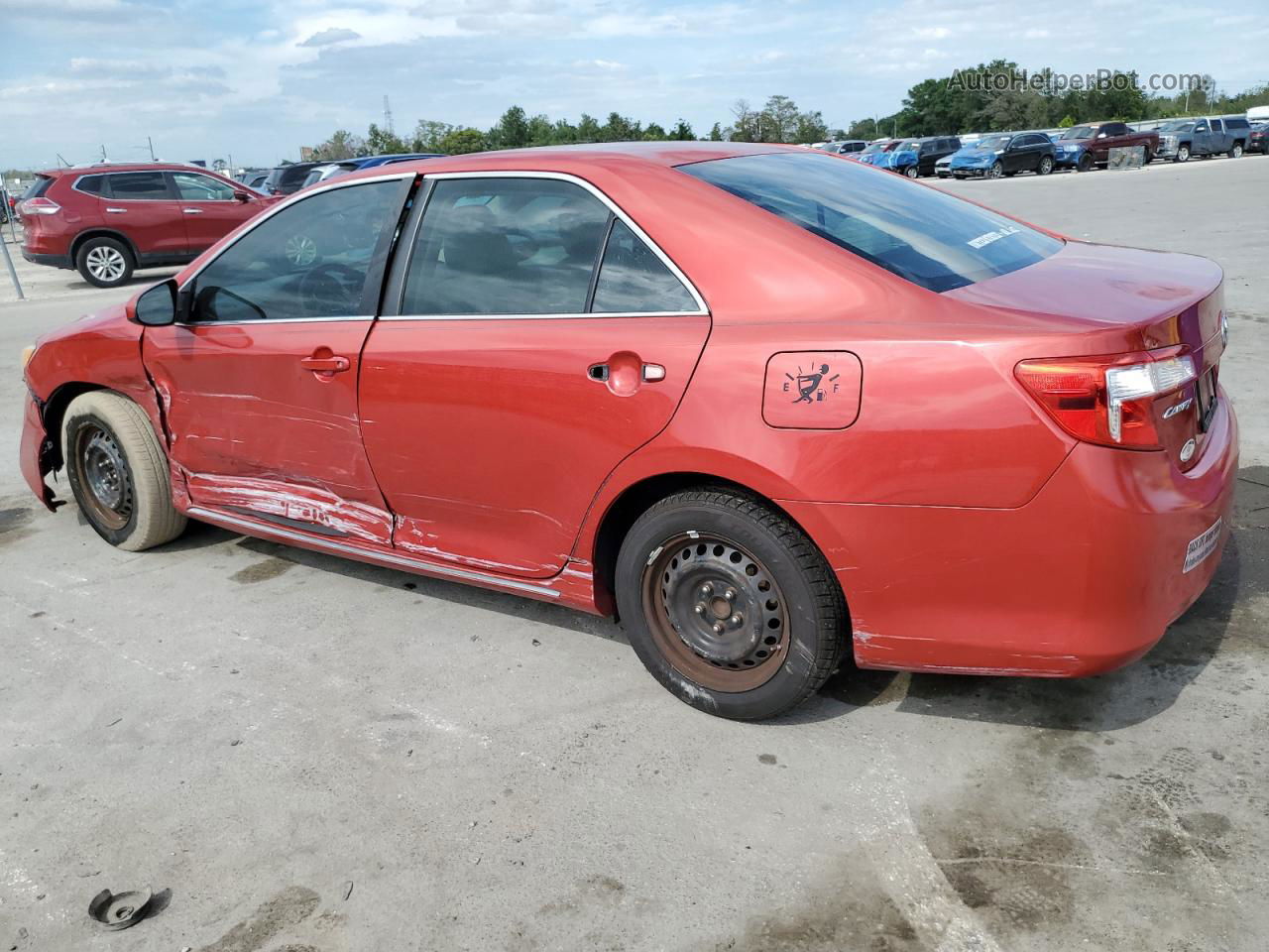 2012 Toyota Camry Base Red vin: 4T1BF1FK3CU571433