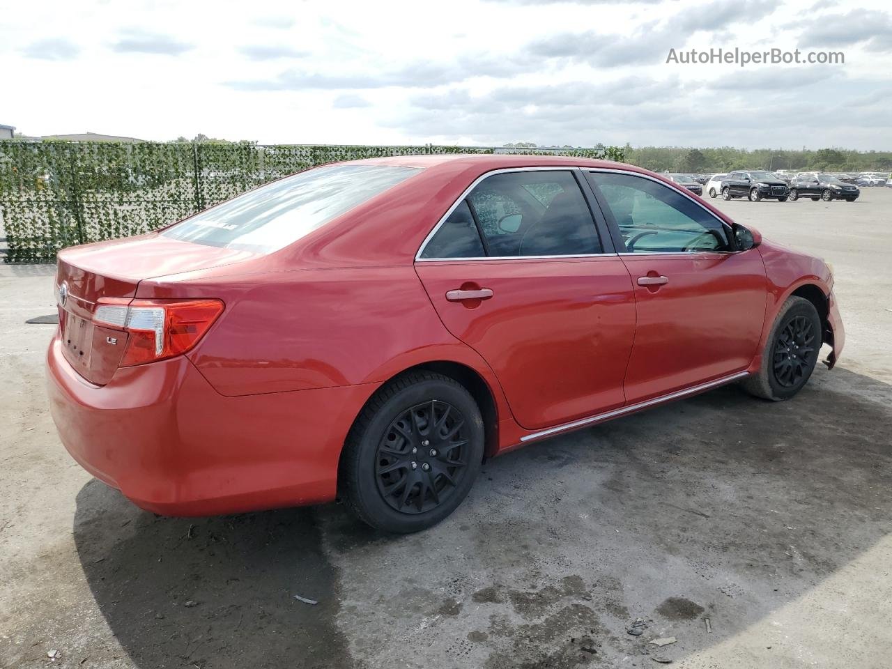 2012 Toyota Camry Base Red vin: 4T1BF1FK3CU571433