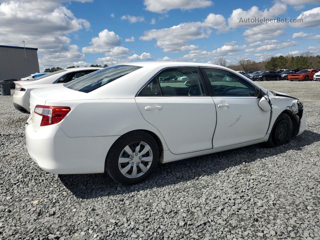 2012 Toyota Camry Base Белый vin: 4T1BF1FK3CU591472