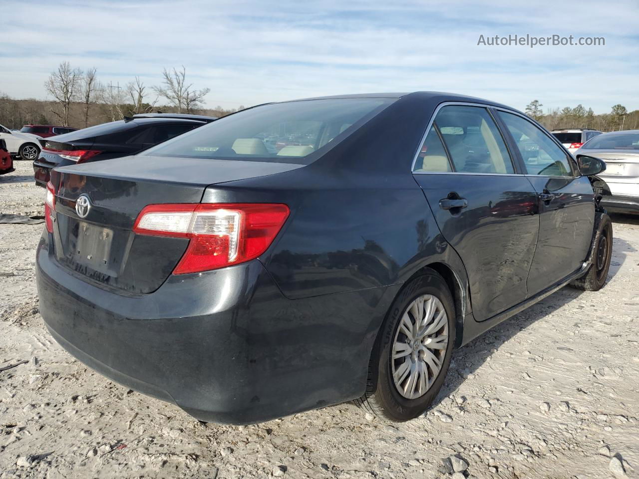 2012 Toyota Camry Base Серый vin: 4T1BF1FK3CU609873