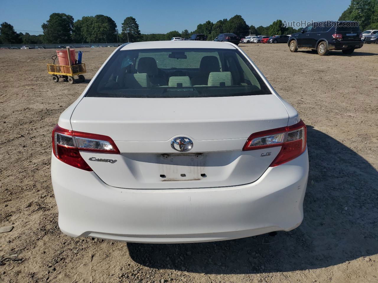 2013 Toyota Camry L White vin: 4T1BF1FK3DU217770