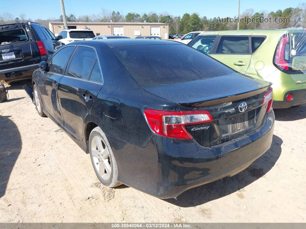 2013 Toyota Camry Se Черный vin: 4T1BF1FK3DU295742